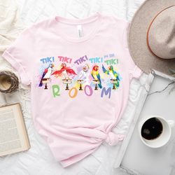 tiki room birds t-shirt, disneyland park, adventureland polynesian, matching holiday
