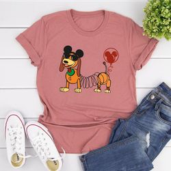 toy story slinky dog shirt, disney toy story shirt, mickey ears slinky dog tee, disne