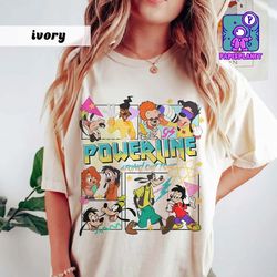 vintage goofy movie powerline shirt, a goofy movie shirt, disney powerline stand out tour shirt, max goofy shirt
