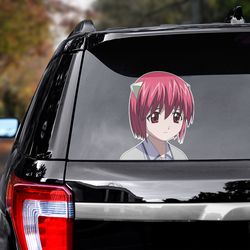 elfen lied sticker, anime car sticker, anime car decal, anime decal for car, sticker for car, elfen lied decal