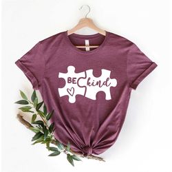 be kind autism awareness shirt, autism shirt, autism mom, awareness shirt, be kind shirt, puzzle shirt, autism mom shirt