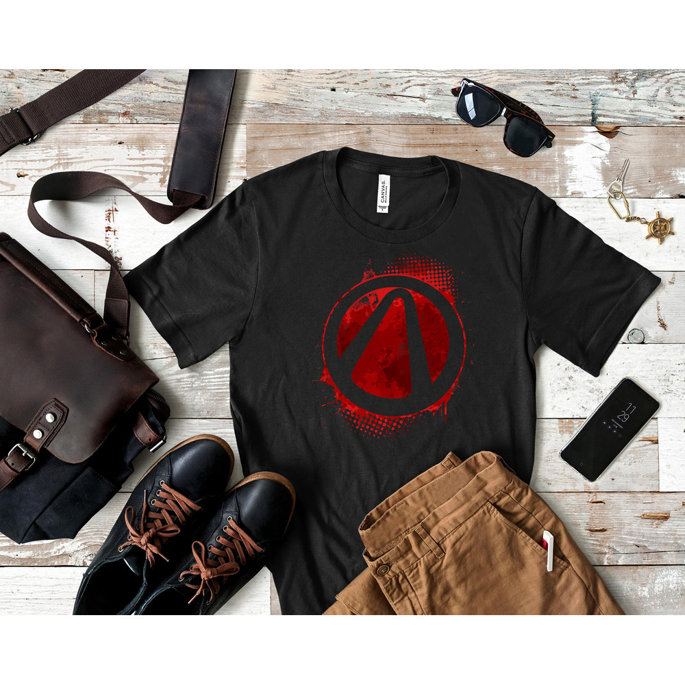 Borderlands Vault logo. Essential T-Shirt 1_Shirt_Black.jpg