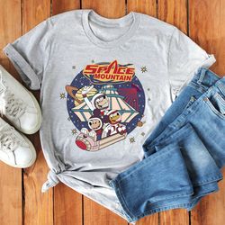 vintage 90s space mountain shirt, comfort retro vintage disney shirt, retro walt disn