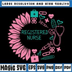 sunflower nurse life, registered svg medical tool svg love sunflower bundle registered life life cricut,digital download