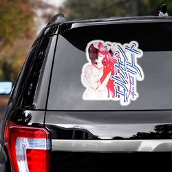 anime car sticker, elfen lied decal, anime car decal, anime decal for car, sticker for car, elfen lied sticker
