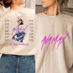 ava max 2023 on tour finally shirt, ava max music shirt, diamonds and dancefloors 2023 tour shirt, ava max new tour 2023