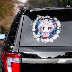 carla decal, carla sticker, fairy tail sticker, fairy tail decal, anime decal for car, anime sticker for car