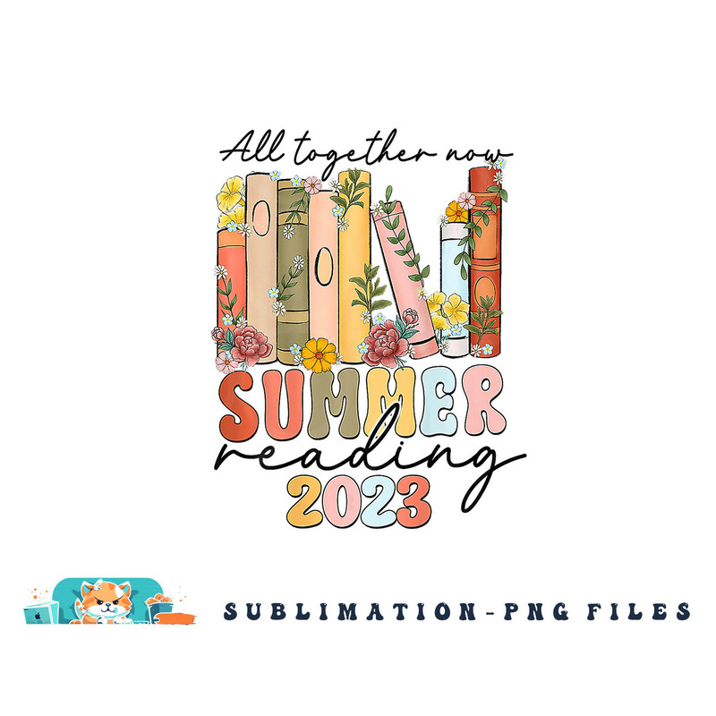All Together Now Summer Reading 2023 Library Books png, digital download copy.jpg