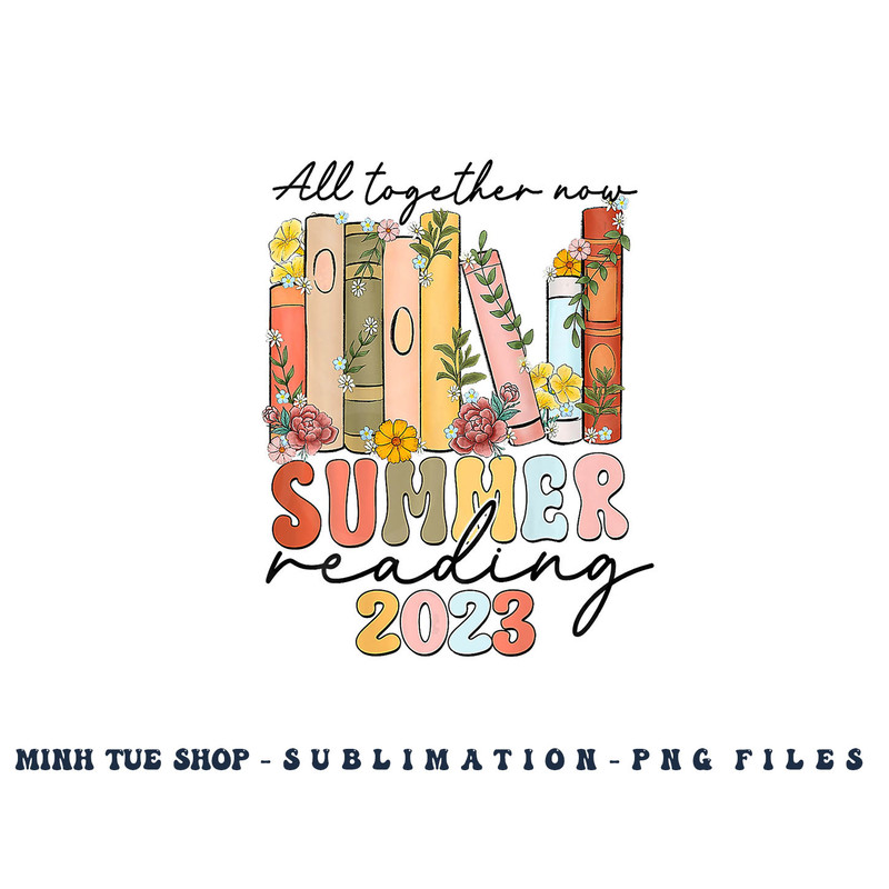 All Together Now Summer Reading 2023 Library Books png, digital download copy.jpg