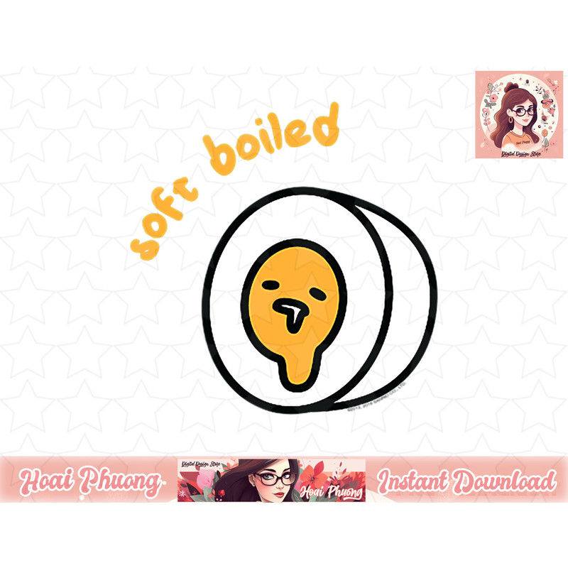 Gudetama Soft Boiled Egg png, instant download.jpg