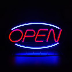 Business Sign Open Neon Sign Window Shop Cafe Bar Restaurant Decoration Personalized Custom Neon Lamp