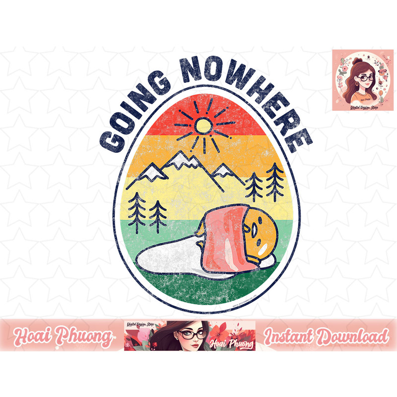 Gudetama the Lazy Egg Camping Going Nowhere png, instant download.jpg