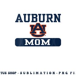auburn tigers mom logo officially licensed v-neck png, digital download copy