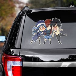 fairy tail decal, anime decal for car, anime sticker for car, anime car decal, anime decal, fairy tail sticker