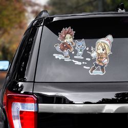 fairy tail decal, fairy tail sticker, anime sticker for car, anime car decal, anime decal, anime decal for car
