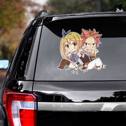 anime decal for car, fairy tail sticker, fairy tail decal, anime car decal, anime decal, anime sticker for car