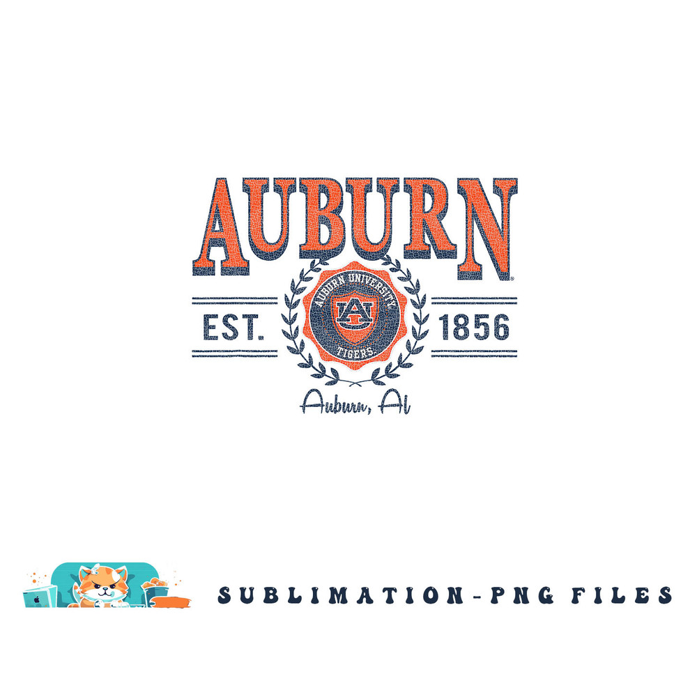 Auburn Tigers Seal Vintage Gray Officially Licensed png, digital download copy.jpg