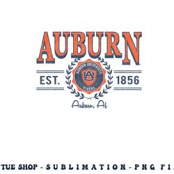 auburn tigers seal vintage gray officially licensed png, digital download copy