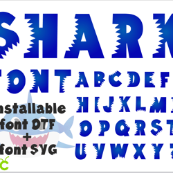 shark bite font, shark font otf, shark font svg, shark letters svg file for cricut, shark shirt diy, shark vector font