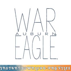 auburn tigers war eagle logo officially licensed png, digital download copy