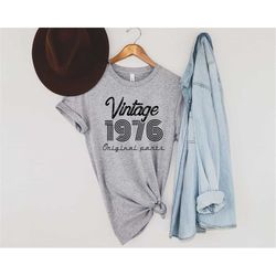 47th birthday shirt,vintage 1976 shirt,47th birthday gift for women,47th birthday gift for men,1976 vintage original par