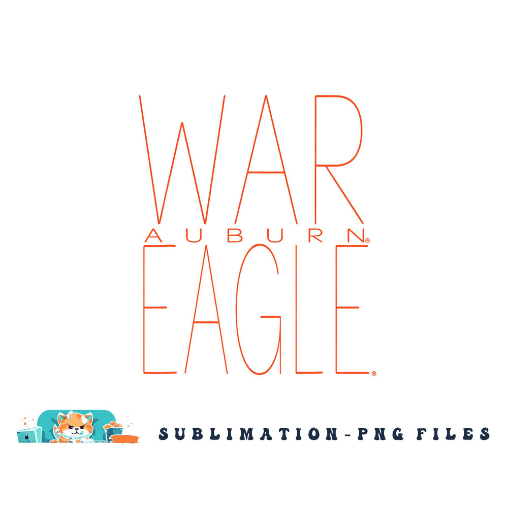 Auburn Tigers War Eagle Officially Licensed png, digital download copy.jpg