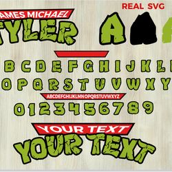 teenage mutant ninja turtles font otf, tmnt font svg, ninja turtles letters svg cricut, ninja turtles svg