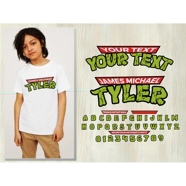 Teenage Mutant Ninja Turtles font otf, TMNT font svg, Ninja | Inspire ...