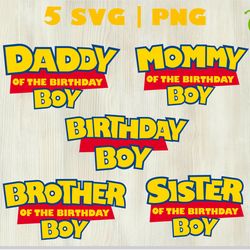 toy story birthday boy svg family bundle | toy story t shirt svg, toy story svg, toy story png, toy story shirt svg