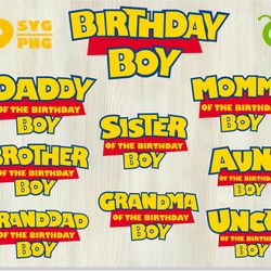 toy story birthday boy svg png / toy story family logo t shirt svg diy toy story cricut cut file svg / toy story svg