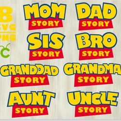 toy story family svg png / toy story family svg logo t shirt svg diy toy story cricut file svg toy story svg