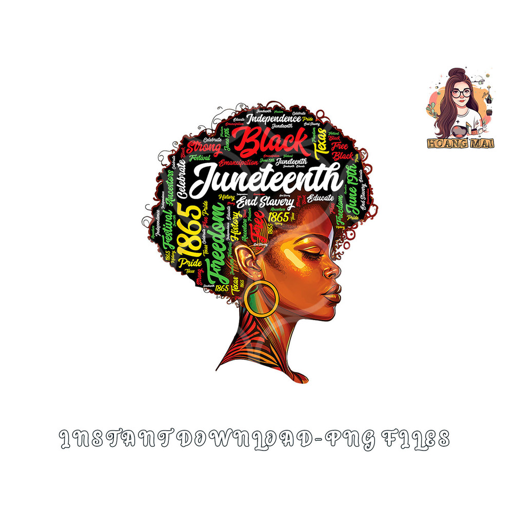 Black History Afro Queen Melanin Word Art Womens Juneteenth png, digital download copy.jpg