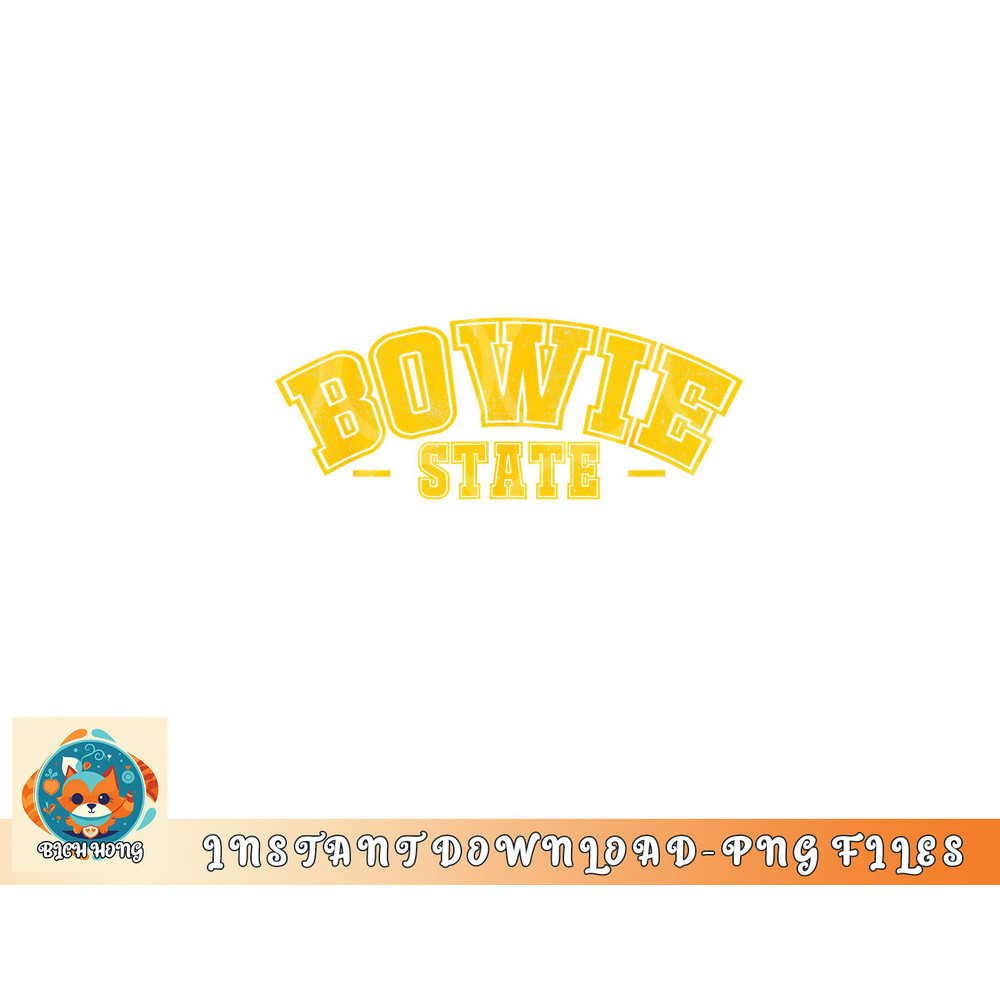 Bowie State University Vintage Apparel Gift Men Women png, digital download copy.jpg