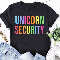 halloween shirt, halloween party shirt, halloween gift, unicorn security funny birthday girl gifts dad mom daughter tshi