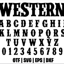 western font svg, western font otf | cowboy font svg, western letters svg, western font for cricut, western alphabet svg