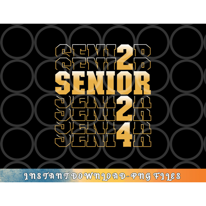 CLASS OF 2024 Graduation or First Day Of School Senior 2024 png, digital download copy.jpg