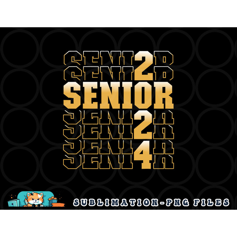 CLASS OF 2024 Graduation or First Day Of School Senior 2024 png, digital download copy.jpg