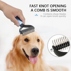 dog cat hair removal comb pet long hair short hair pet grooming care brush trimming dematting brush dog pet grooming equ
