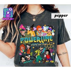 vintage goofy movie powerline shirt, a goofy movie shirt, disney powerline stand out tour shirt, max goofy shirt