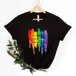 love wins shirt, lgbtq shirt, love is love shirt,pride rainbow shirt, lgbt shirt, pride shirt,western pride shirt