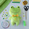 handmade-plush-toy-frog-easy-sewing-project