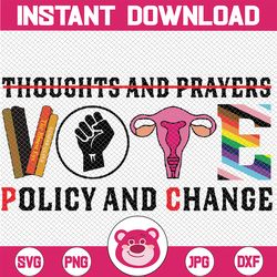 Thoughts And Prayers Vote Policy And Change Equality Rights Svg, Policy Reform Activism, Thoughts and Prayers, LGBT Svg,