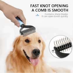 Dog Cat Hair Removal Comb Pet Long Hair Short Hair Pet Grooming Care Brush Trimming Dematting Brush Dog Pet Grooming