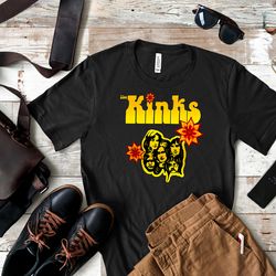 the kinks band shirt, the kinks band t shirt, the kinks vinyl shirt