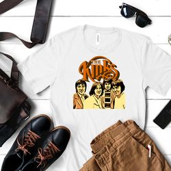 the kinks band shirt, the kinks band t shirt, the kinks kinks vinyl shirt