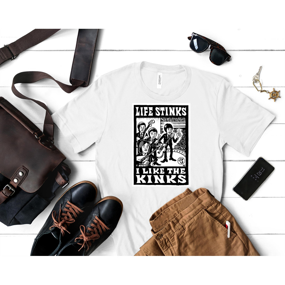 i like the kinks Classic T-Shirt 155_White_White.jpg