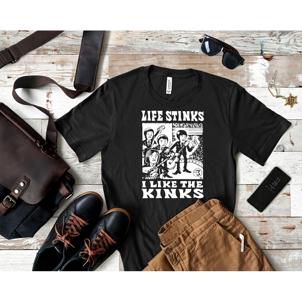 Life Stinks I Like The Kinks Essential T-Shirt 57_Shirt_Black.jpg