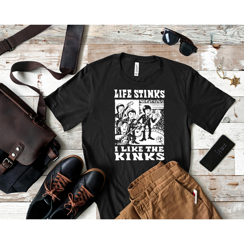 Life Stinks I Like The Kinks Essential T-Shirt 57_Shirt_Black.jpg