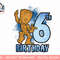 Marvel Guardians Of The Galaxy Baby Groot 6th Birthday png, sublimation.jpg