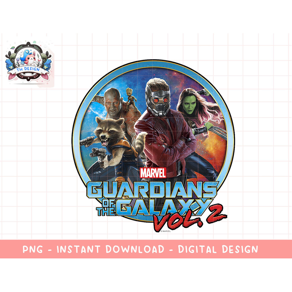 Marvel Guardians Of The Galaxy Vol 2 Team Up Poster png, sublimation.jpg